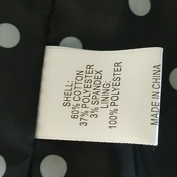 Brandon Thomas Modamix Black Classic Blazer w Polka dot lining 28W - Picture 9 of 10